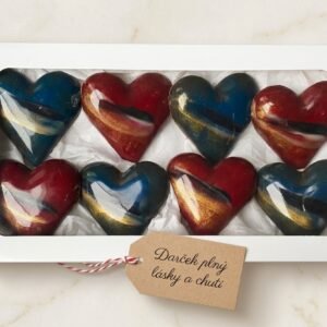 Bomboniera - čokoládové srdiečka